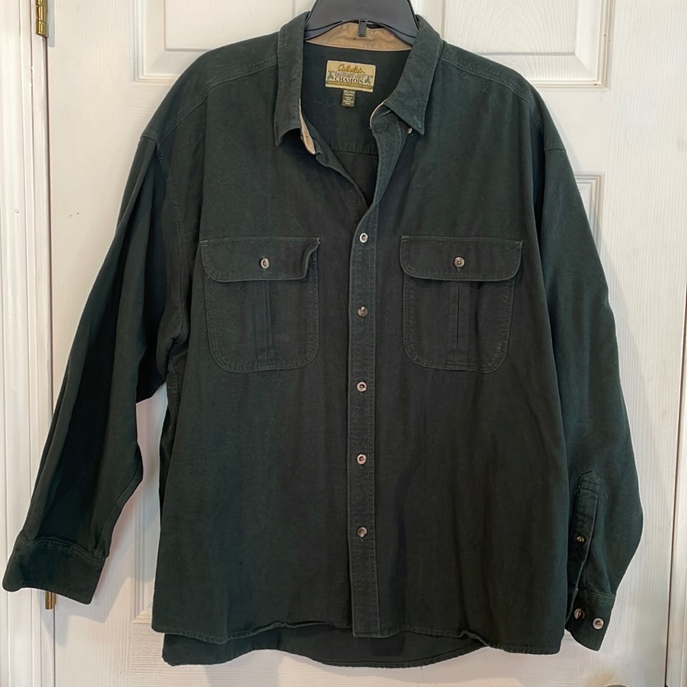 Cabela’s Men’s 2X Deerskin Soft Chamois Long Sleeve Shirt